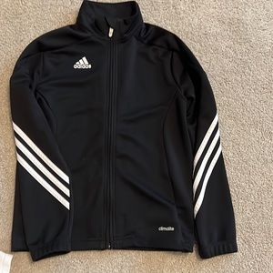 Adidas kids black athletic jacket